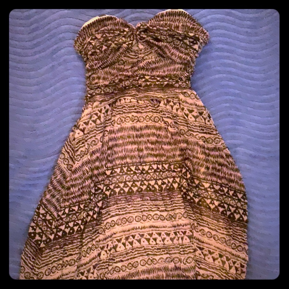 Free people strapless dress